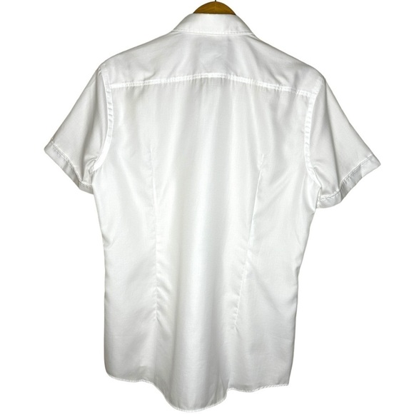 NWOT Hugo Boss Jats Slim Fit Short Sleeve Shirt 16 41 US M - Picture 8 of 8